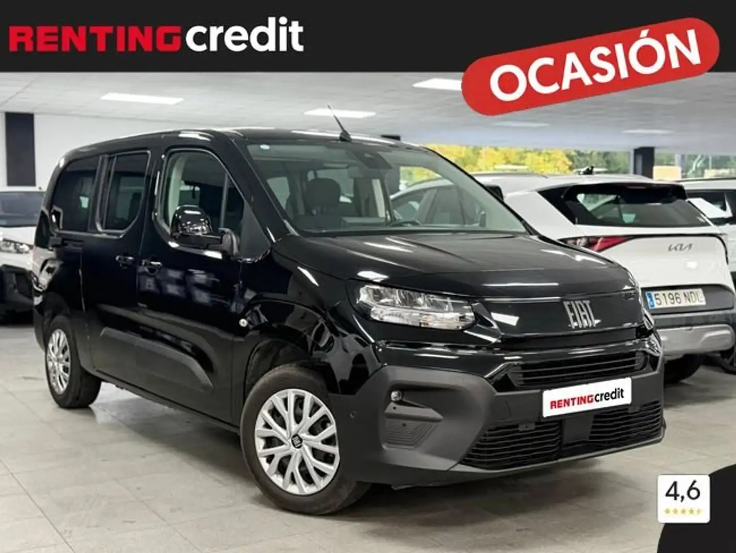 Fiat Dobló 1.5 75kW (100CV) diésel MT6 Talla L Negro - 1