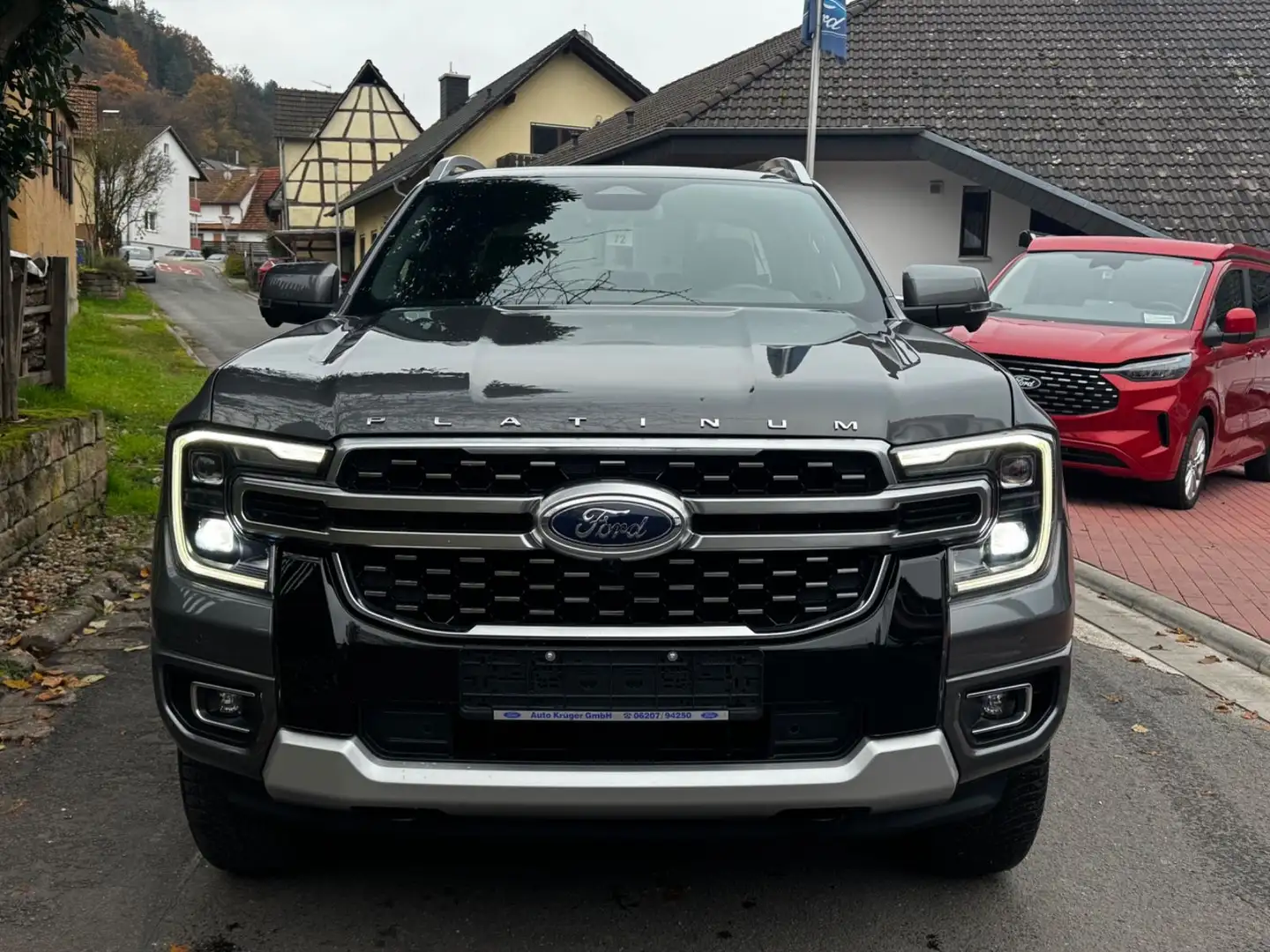 Ford Ranger Platinum e-4WD DoKa*ROLLO*AHK Grau - 2