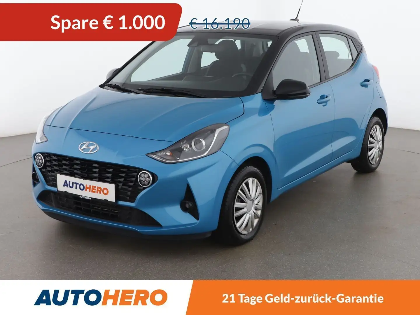 Hyundai i10 1.2 LEVEL 3 Aut. *CAM*SHZ*TEMPO*BT* Albastru - 1