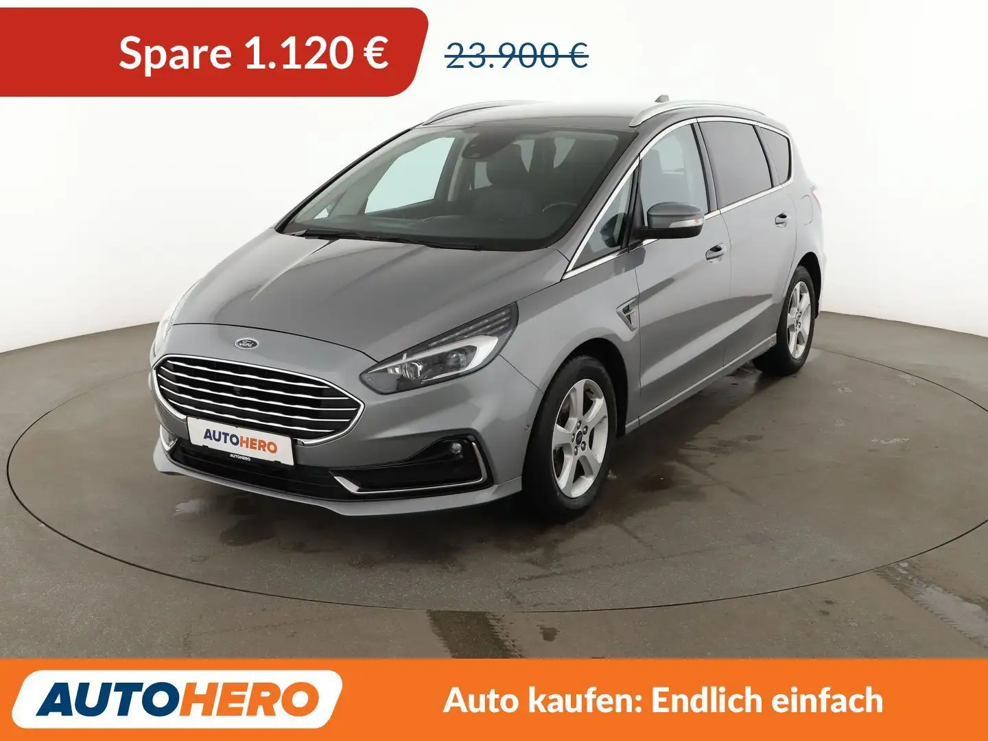 Ford S-Max 2.0 TDCi EcoBlue Titanium Aut.*LED*NAVI*ACC*CAM* Gris - 1