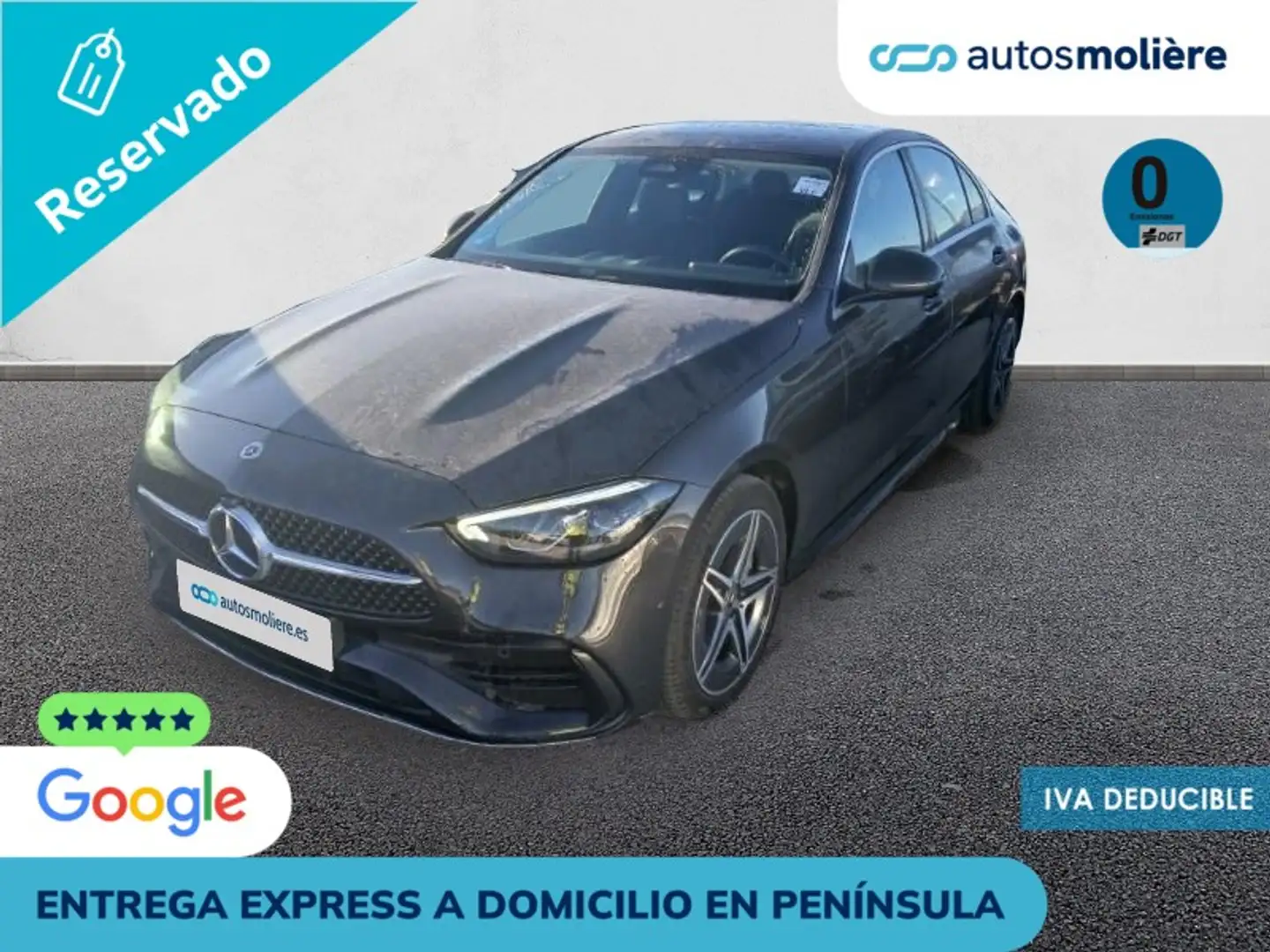 Mercedes-Benz C 300 de 9G-Tronic Gris - 1