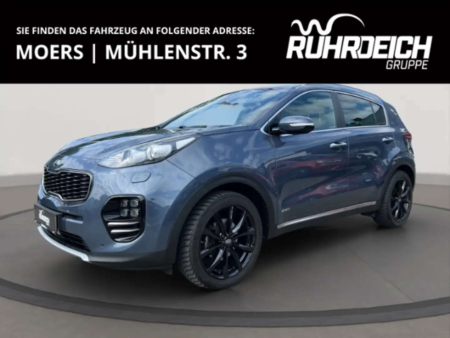 Kia Sportage GT-Line 4WD 1.6 T-GDI +Navi+JBL+Xenon+El.HKL+SHZ+ Modrá - 1