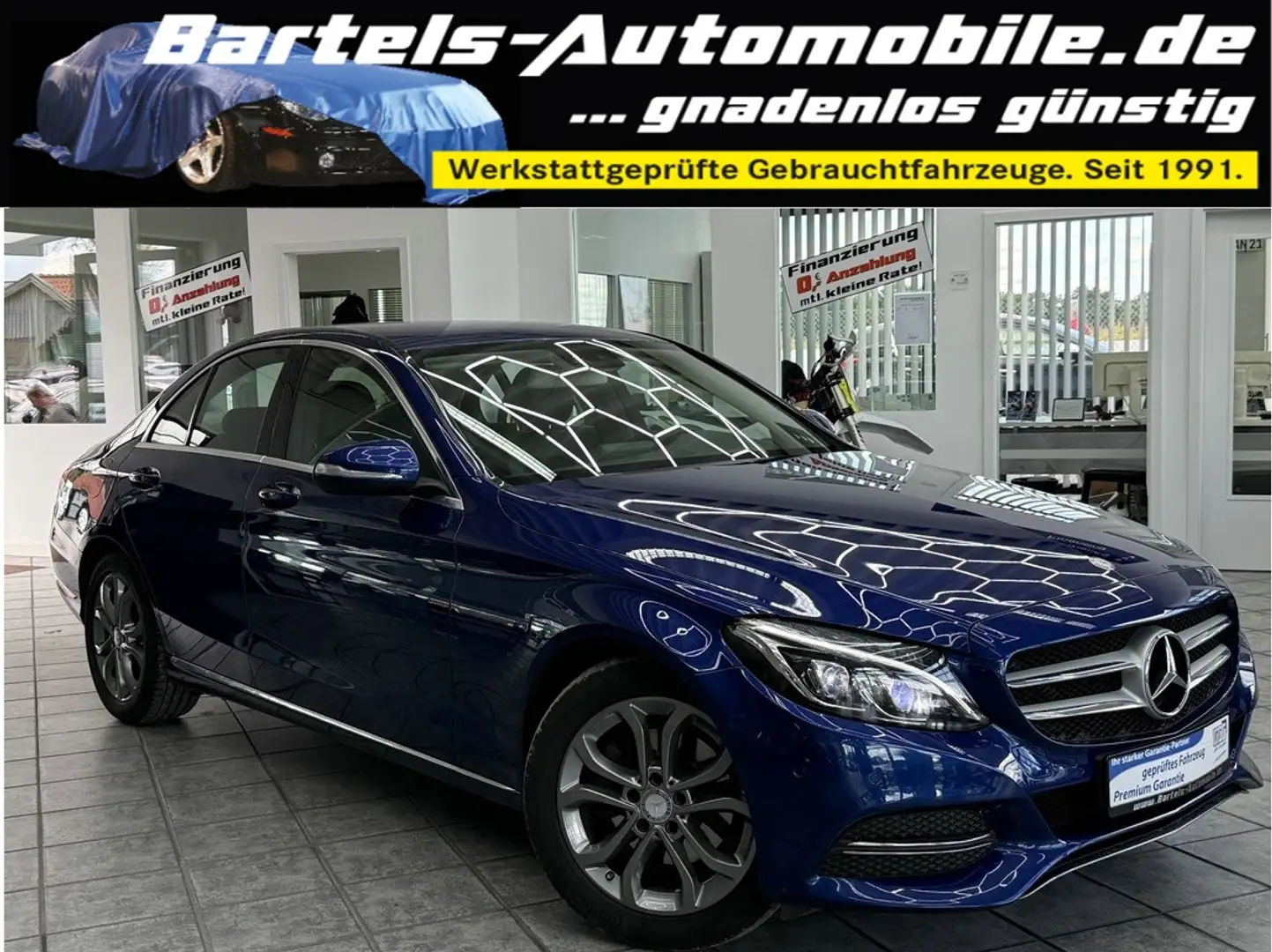 Mercedes-Benz C 220 BlueTec Avantgarde, LED, Leder, Navi Niebieski - 1