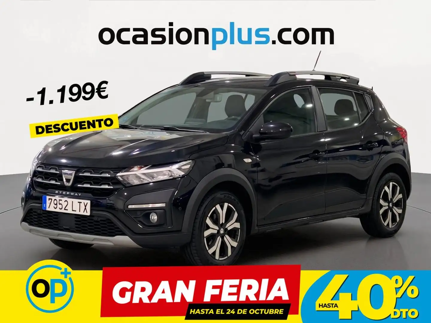 Dacia Sandero Stepway ECO-G Comfort 74kW Negro - 1