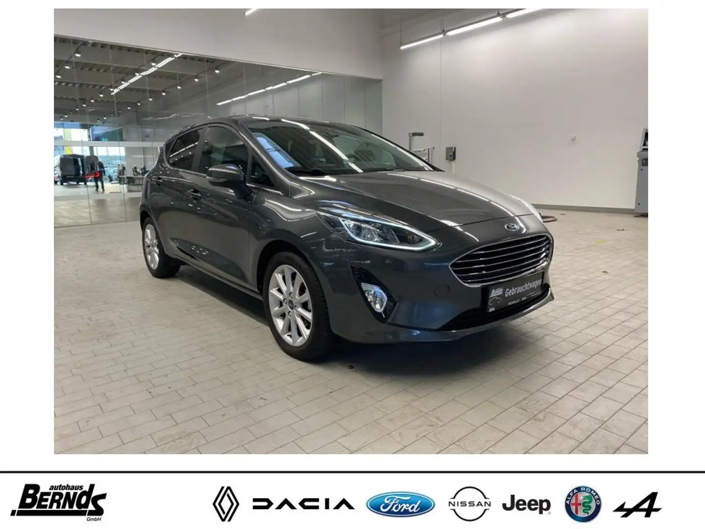 Ford Fiesta 1.0 EcoBoost S&S TITANIUM X WINTER-Pkt NAVI KLIMA Grau - 2