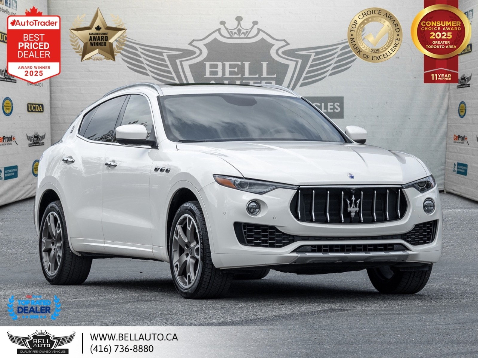 2017 Maserati Levante 3.0L | PANOROOF | B.CAM | MMRYSEAT | NOACCIDENT