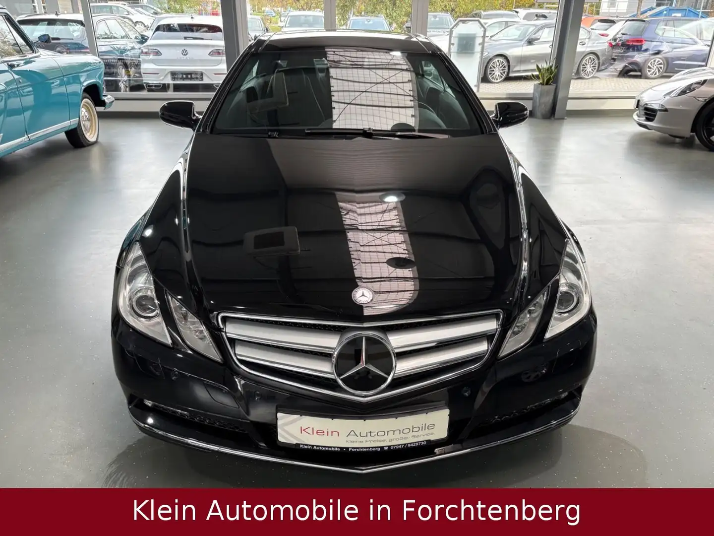 Mercedes-Benz E 350 E350 CGI Aut Coupe Leder Nav Kamera ACC Panorama Noir - 2