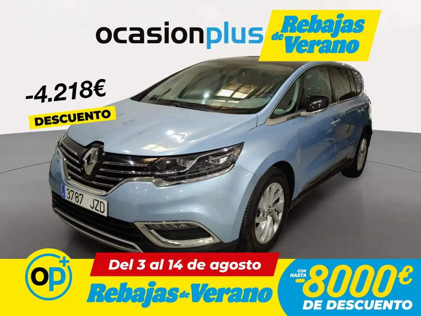 Renault Espace 1.6dCi TT Energy Zen EDC 118kW Azul - 1