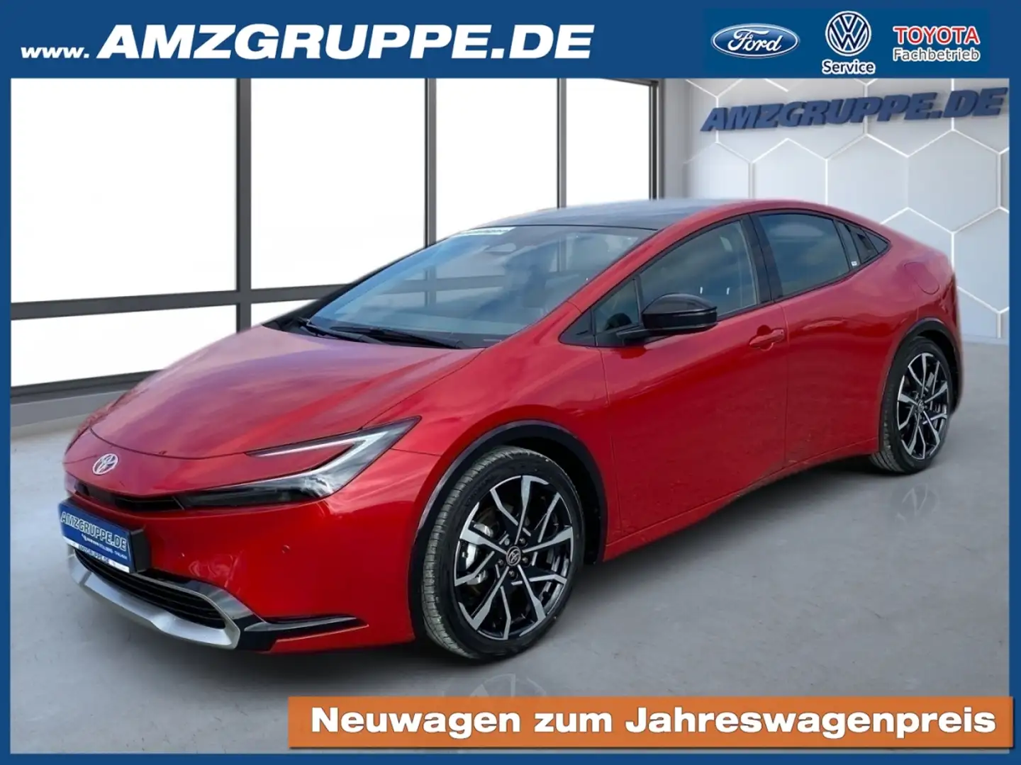 Toyota Prius 2.0 Plug-in Executive Panodach+Kamera+Navi Red - 1