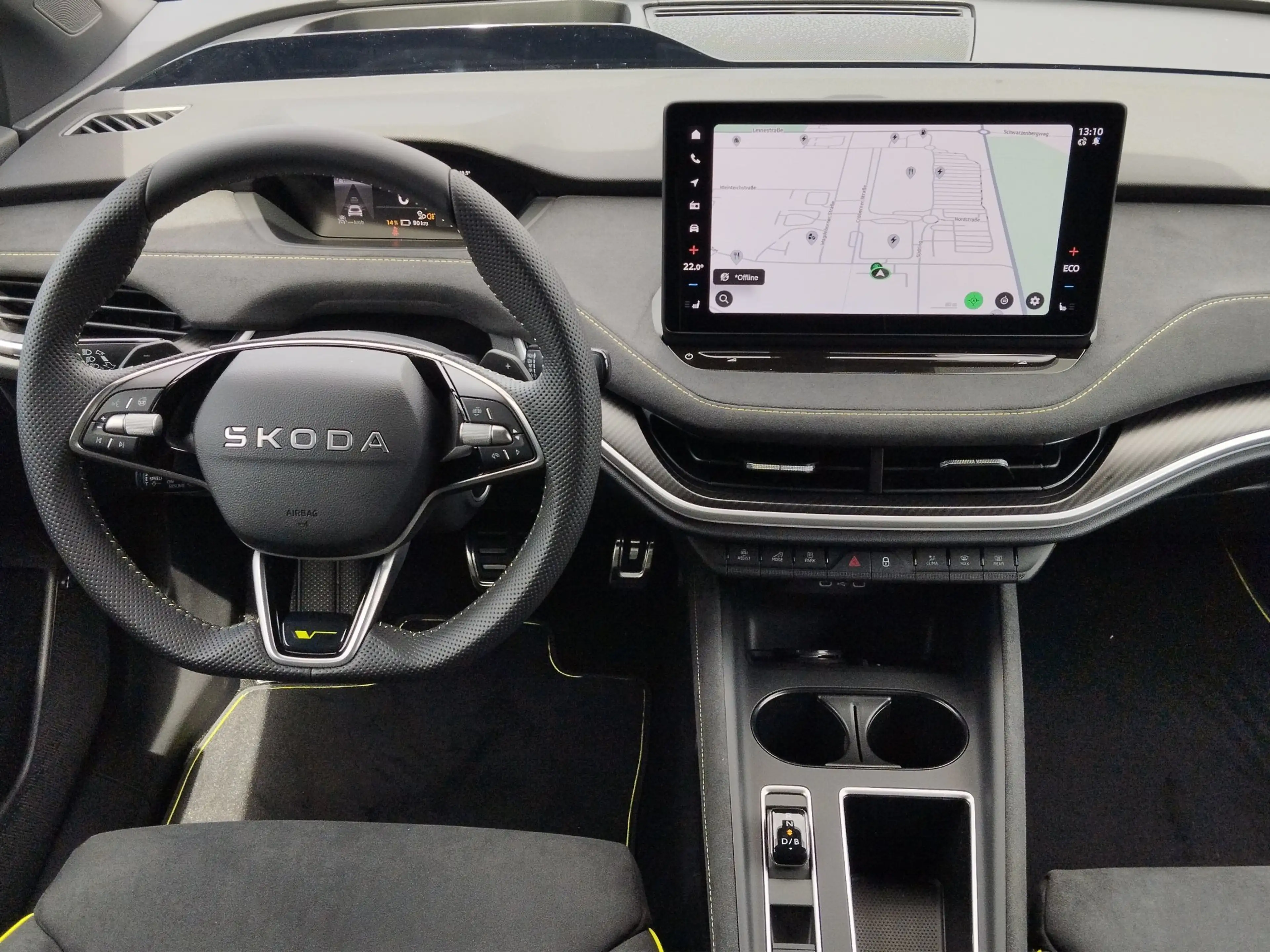 Skoda Elroq RS 4x4 GRAU MATT 4xSHZ*ACC*AHK*AUT*HUD — photo 13