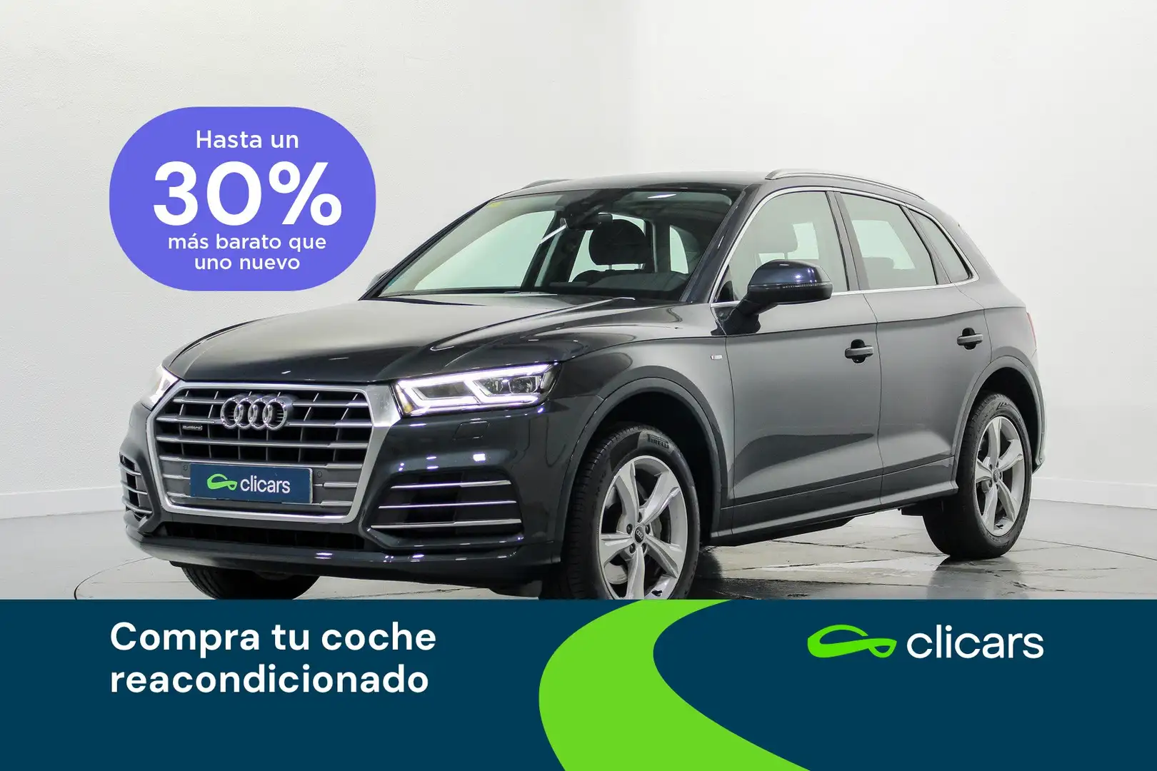 Audi Q5 35 TDI S line quattro-ultra S tronic 120kW Gris - 1
