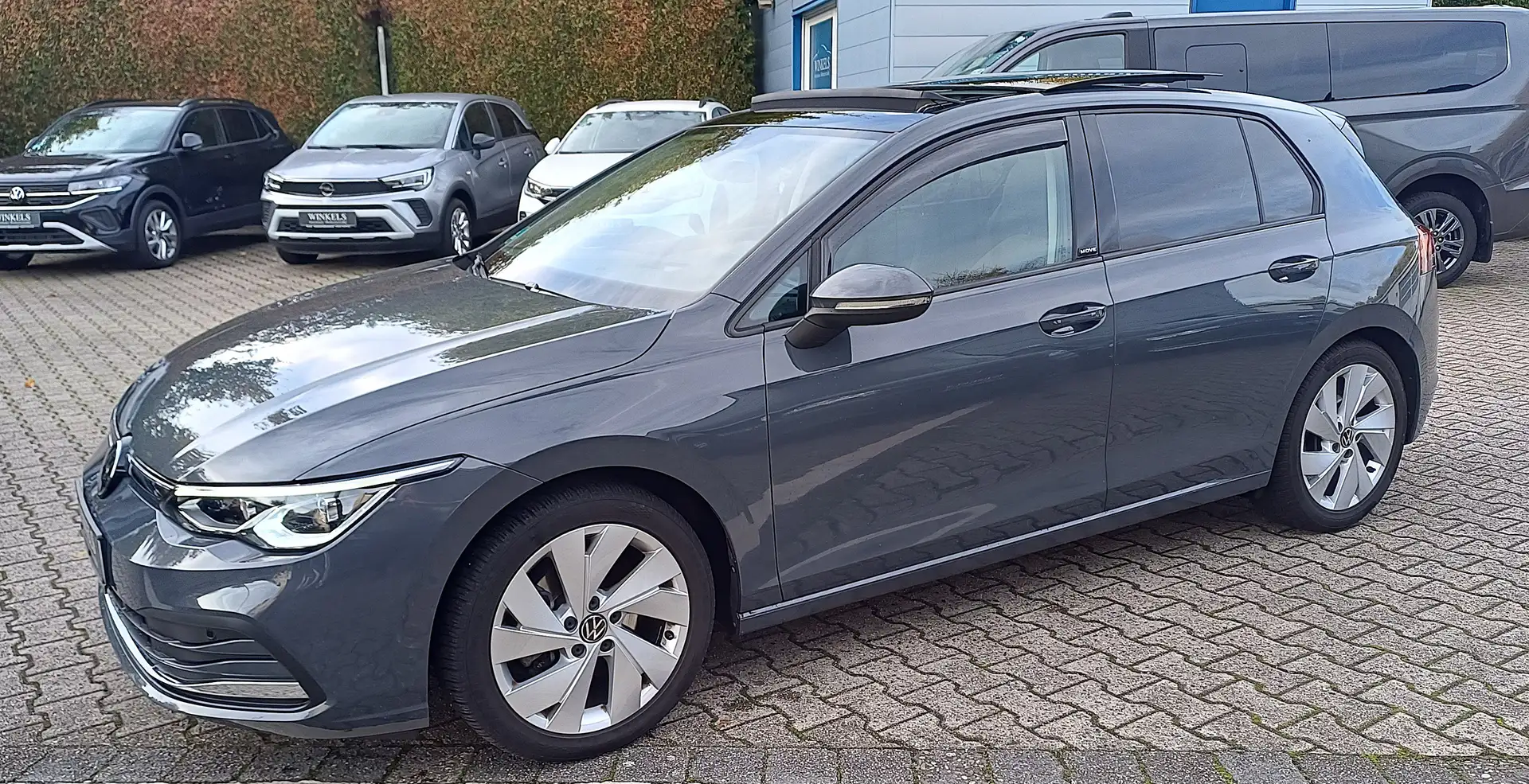 Volkswagen Golf Golf TDI Move-DSG-Klimaaut-Navi-Panorama-17"-AHKsb Grau - 1