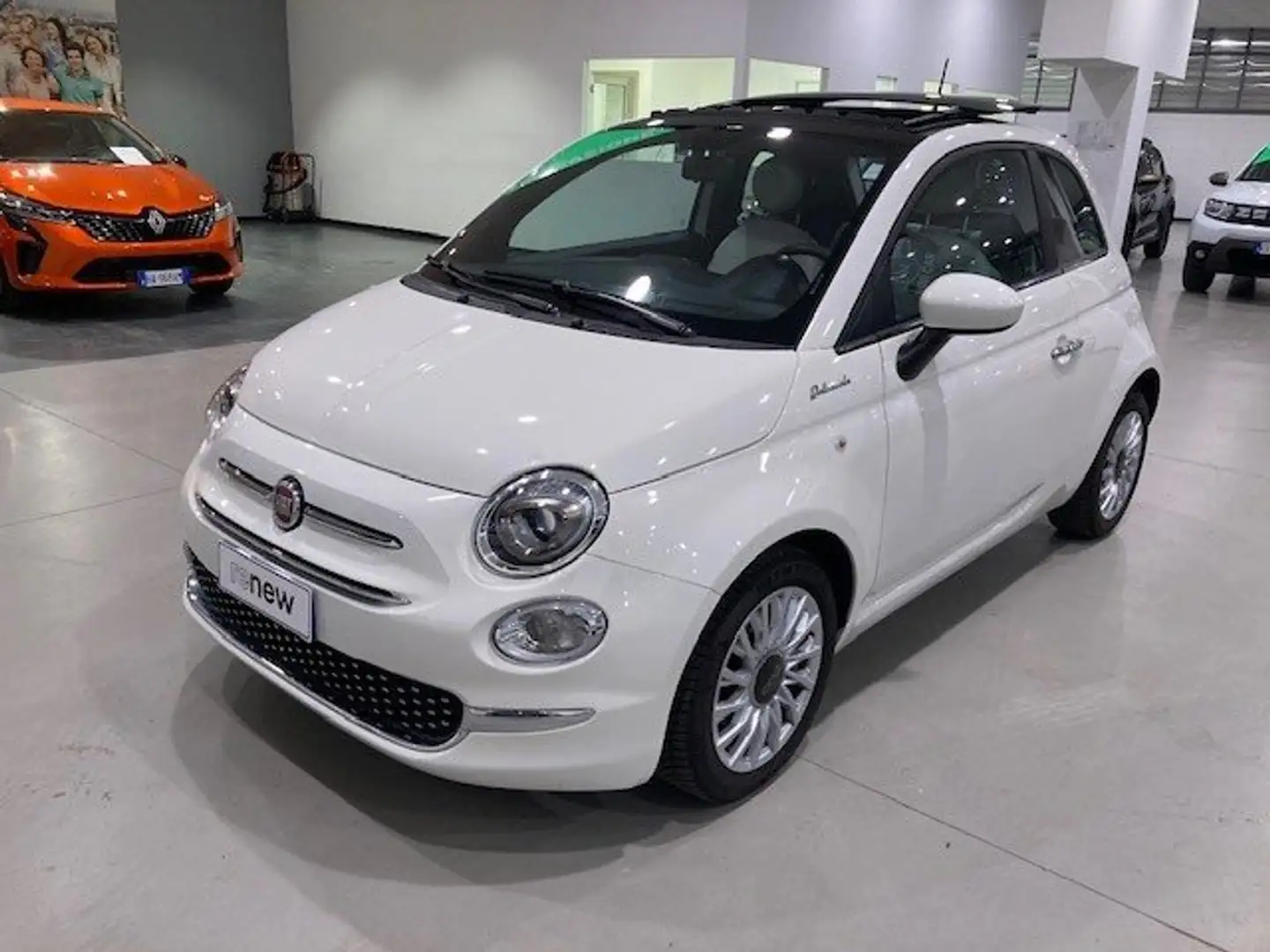 Fiat 500 1.0 hybrid Dolcevita 70cv TETTO APRIBILE OK NEO P. Blanc - 2
