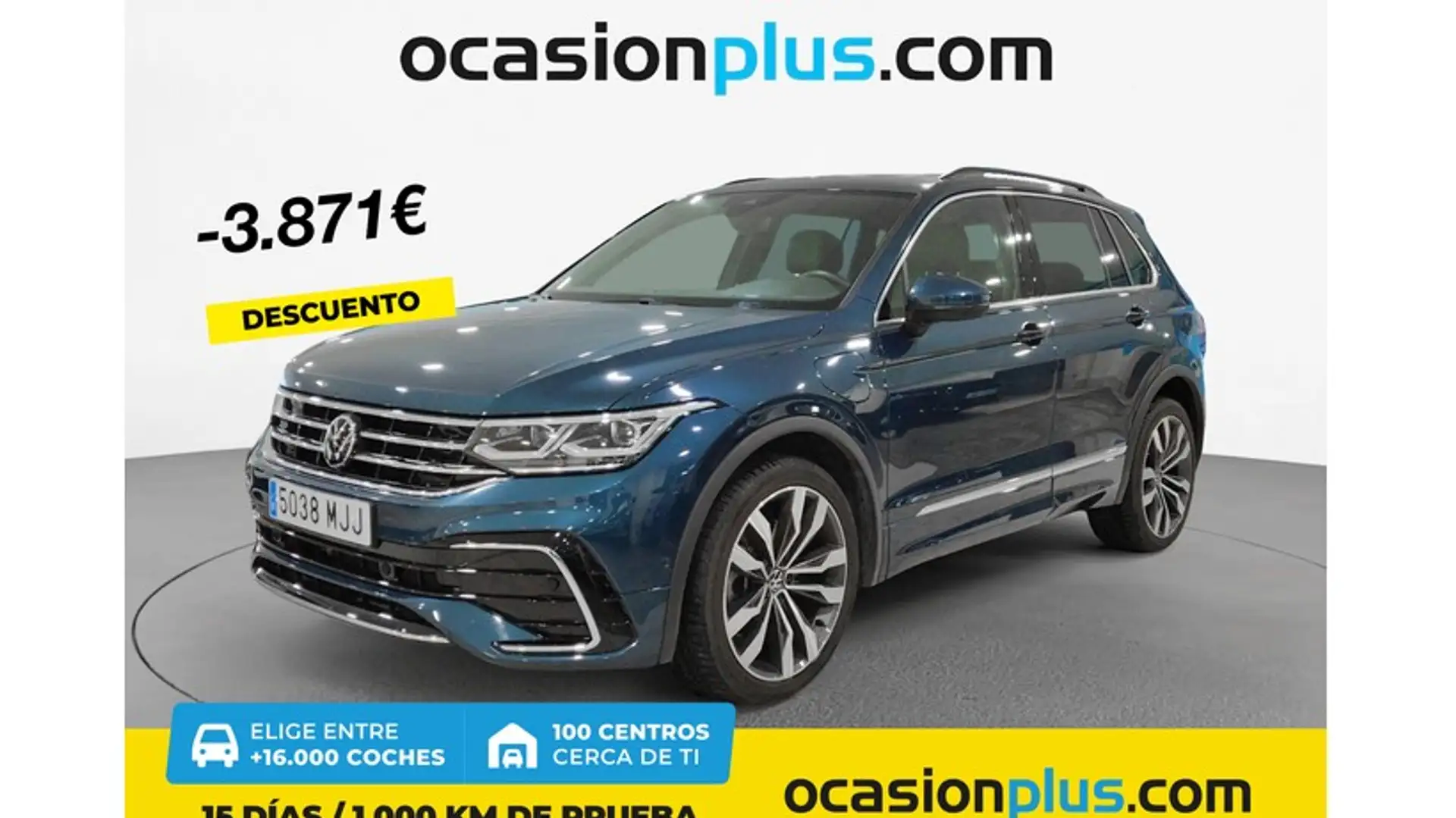 Volkswagen Tiguan 1.4 eHibrid R-Line 180kW Blauw - 1