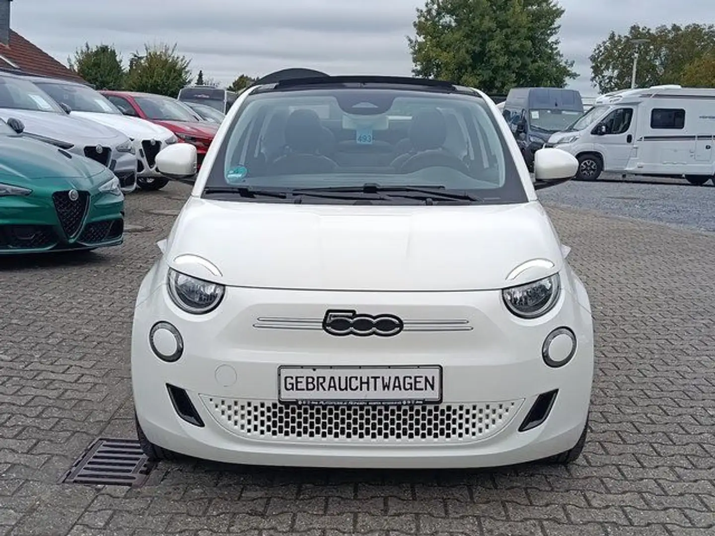 Fiat 500e C #Apple Car Play# Verdeck Blau Weiß - 2