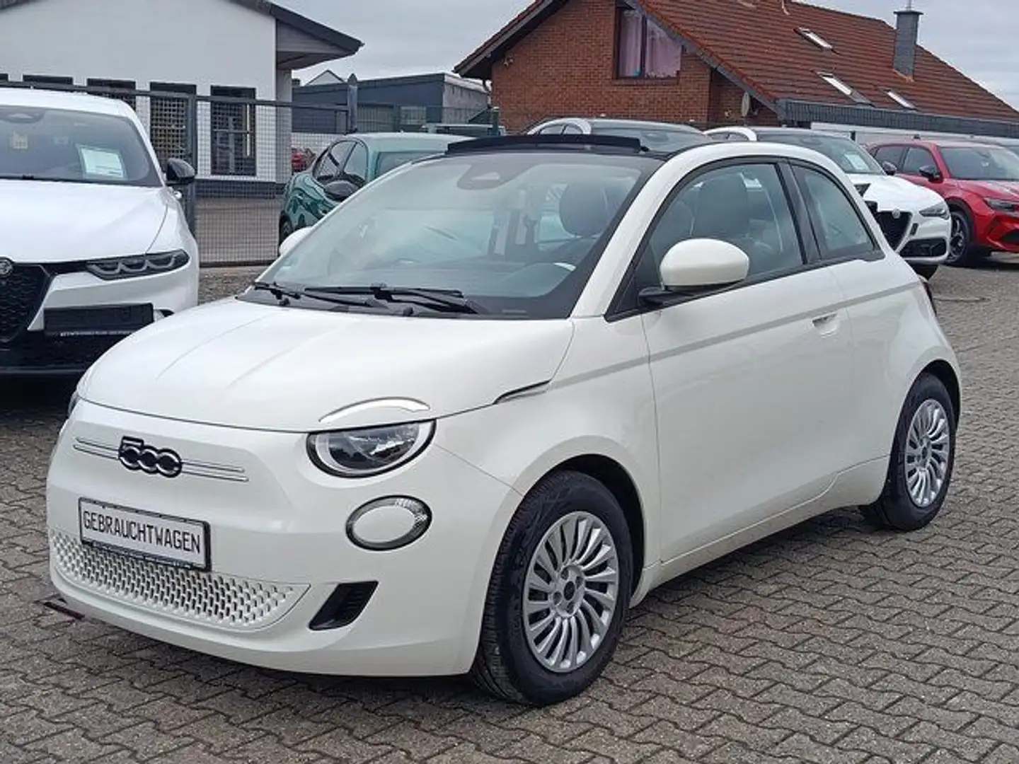 Fiat 500e C #Apple Car Play# Verdeck Blau Weiß - 1