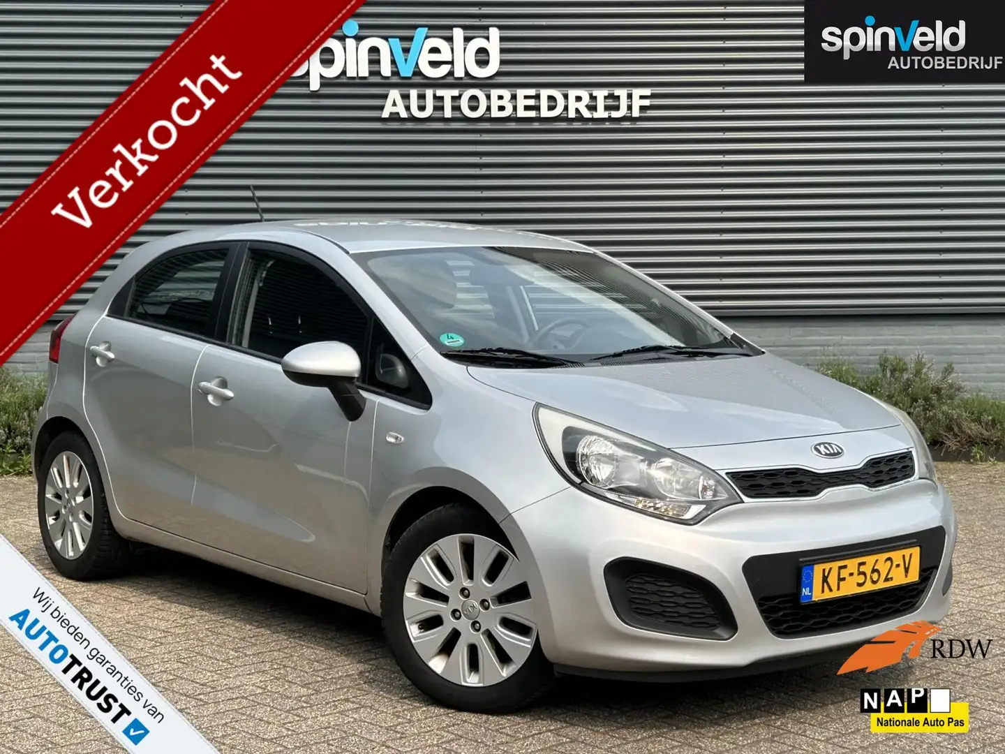 Kia Rio 1.2 CVVT Comfort Pack BJ'13 AIRCO ACHTERUITRIJCAME Gris - 1