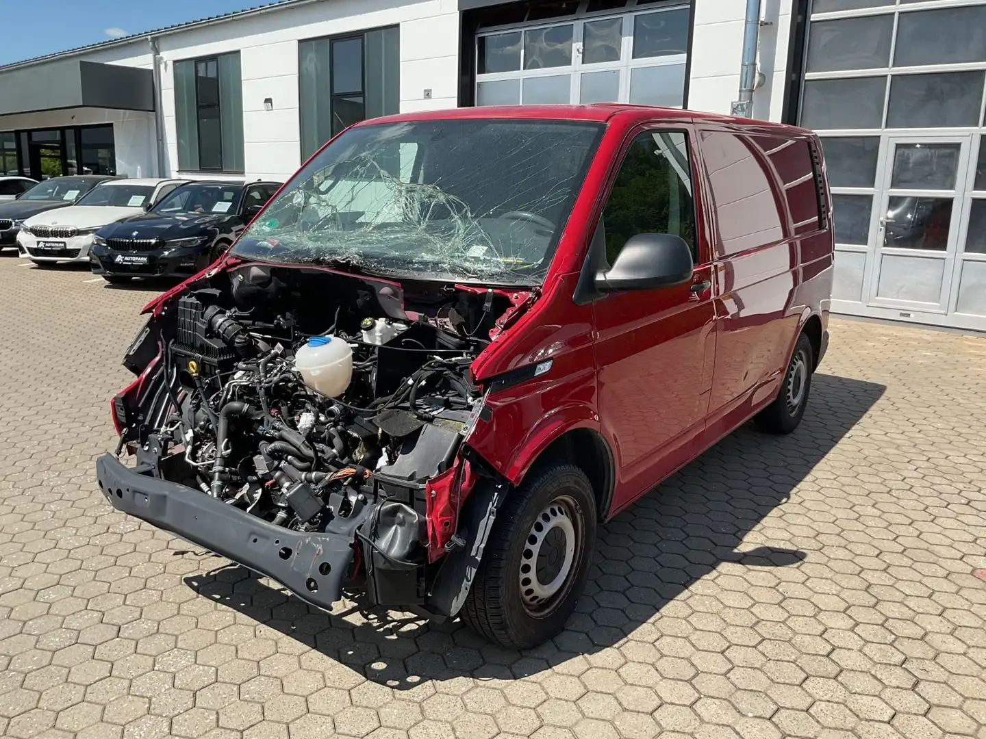 Volkswagen T6 Transporter T6.1 Transporter Kasten EcoProfi AHK Klima Rot - 1