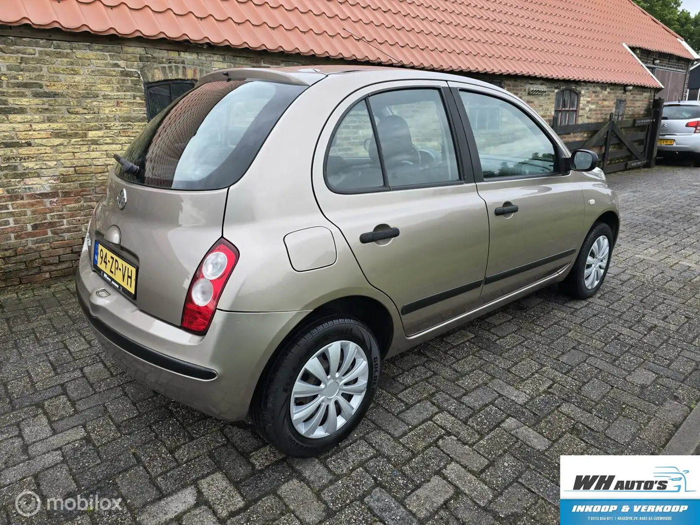 Nissan Micra 1.2 Mix nette auto! 5drs Airco Brown - 2