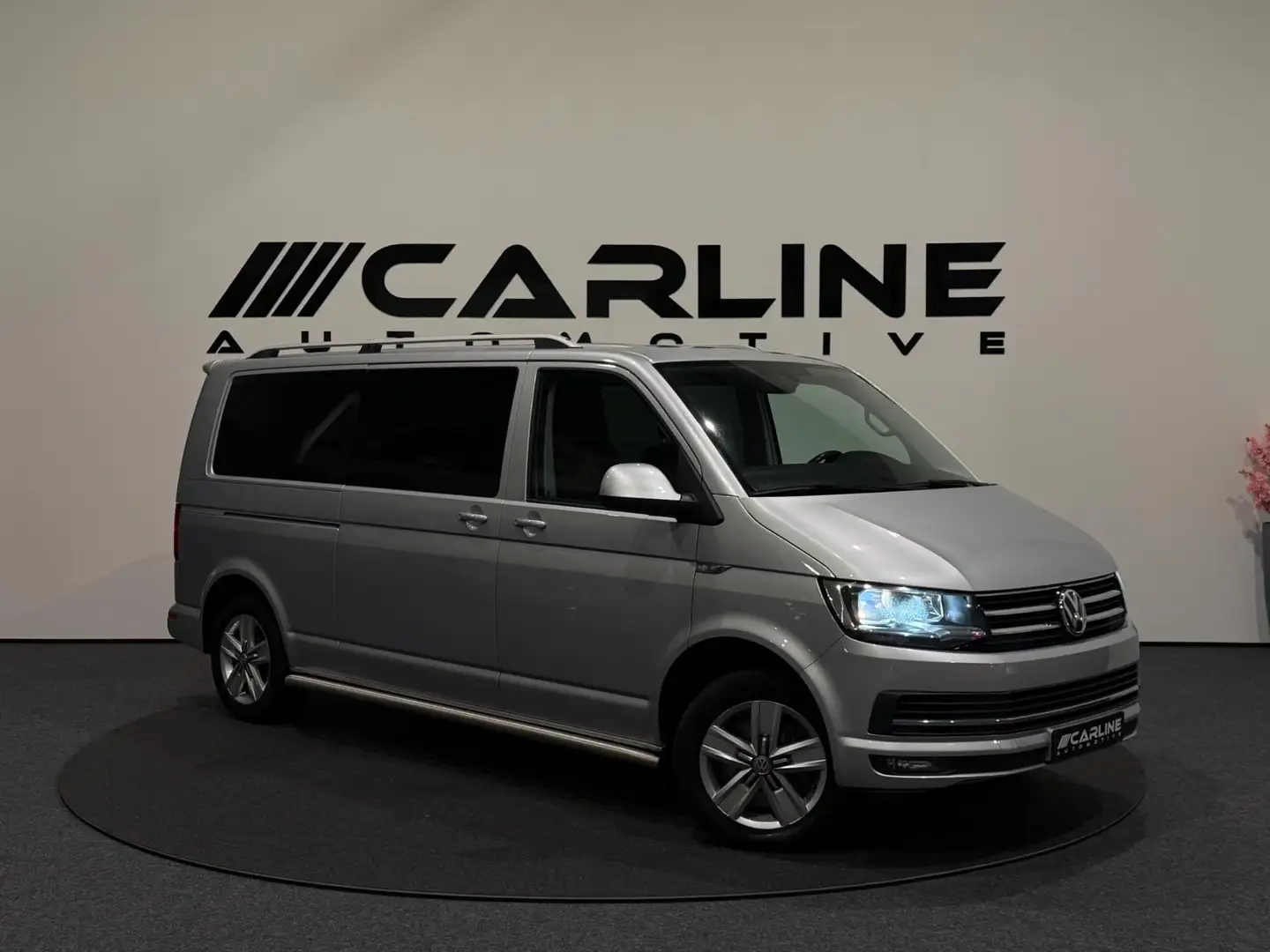 Volkswagen Transporter 2.0 TDI L2H1 DC Highline AUTOMAAT NAVI ACC TREKHAA Argent - 1