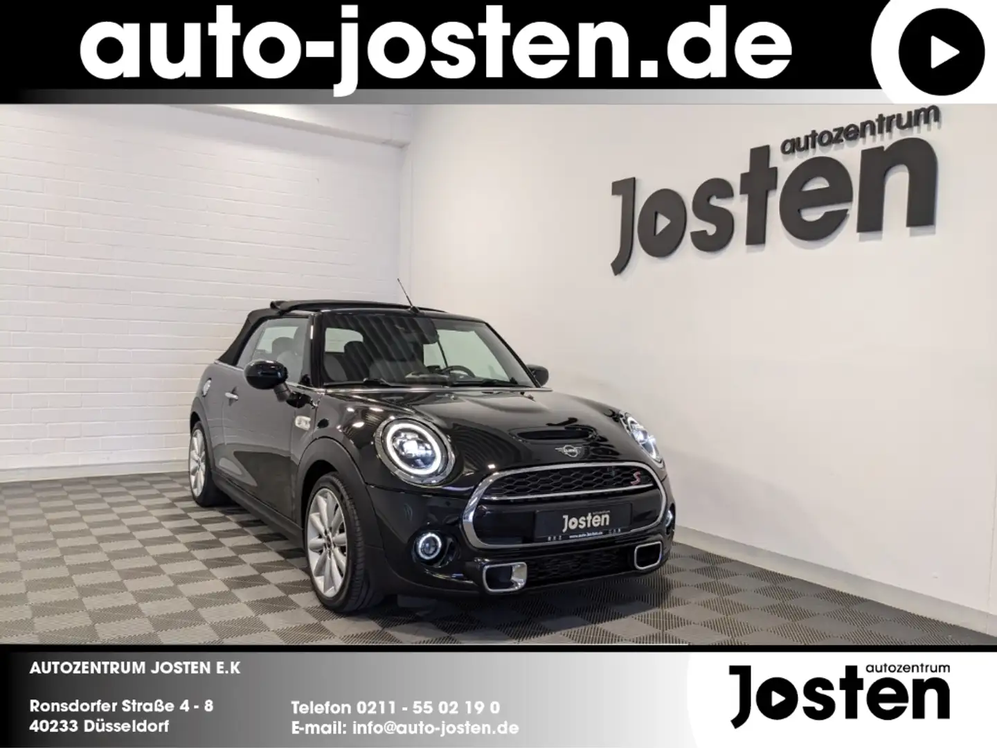 MINI Cooper S Cabrio Chili Boost Navi Sitzhzg. PDC LED DCC Noir - 1