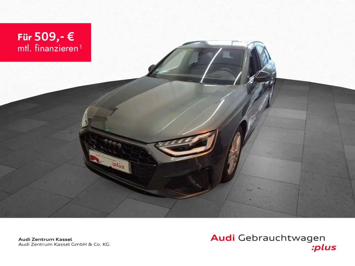 Audi A4 40 TFSI qu. S line Matrix B&O Pano HuD Grau - 1