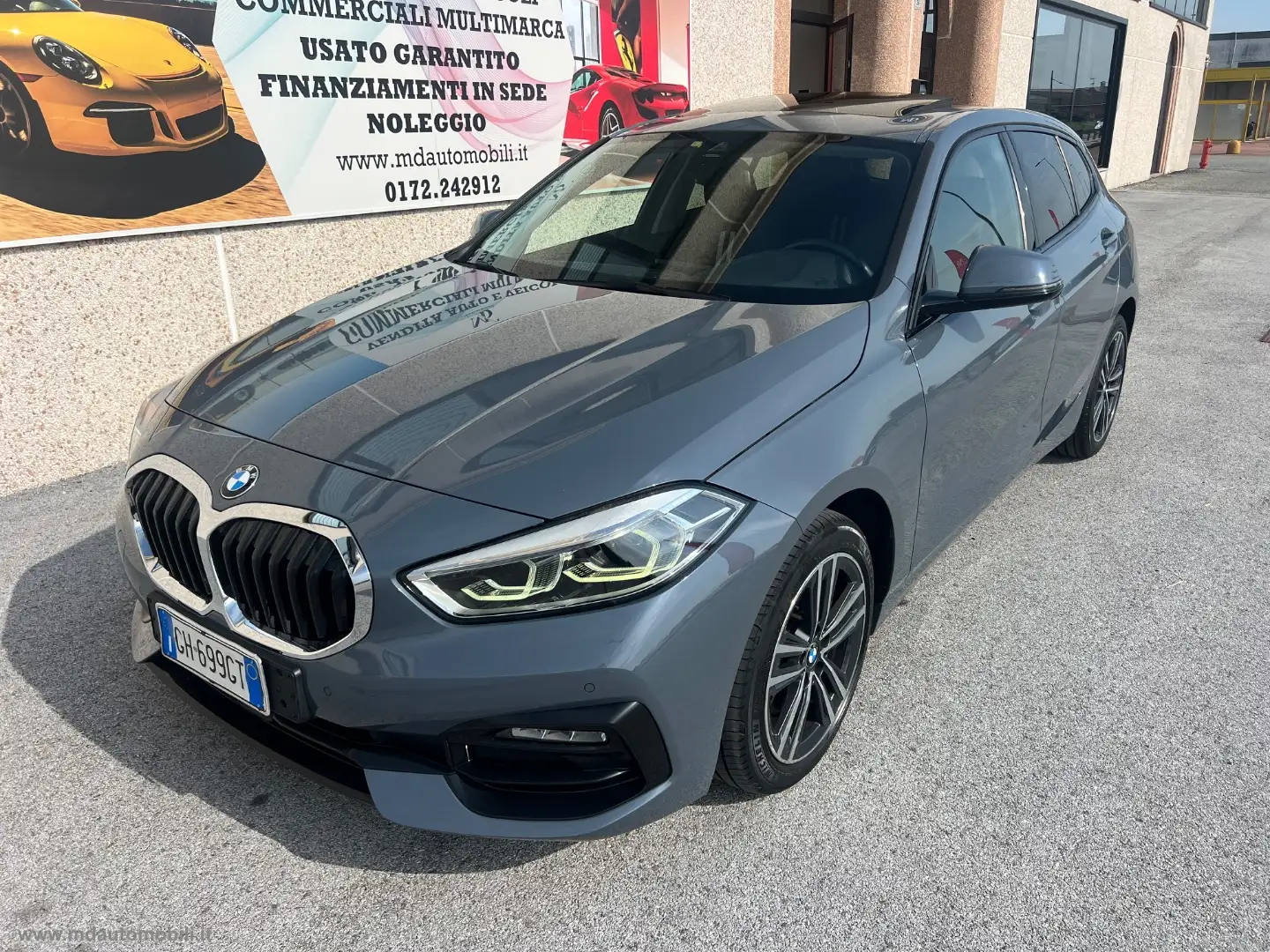 BMW 116 116d 5p. Sport AUTOMATICO TETTO APRIBILE Gri - 1