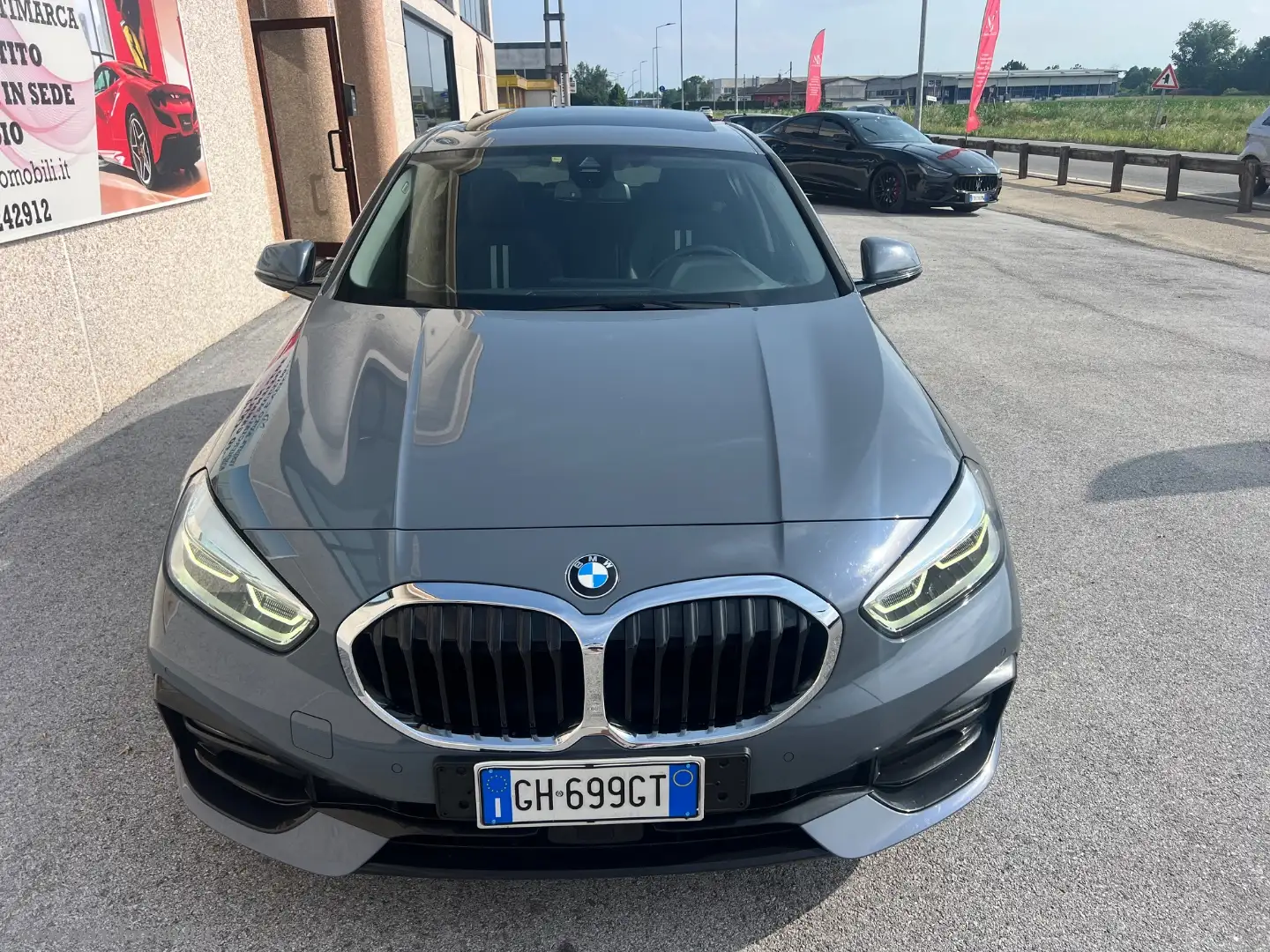 BMW 116 116d 5p. Sport AUTOMATICO TETTO APRIBILE Gri - 2