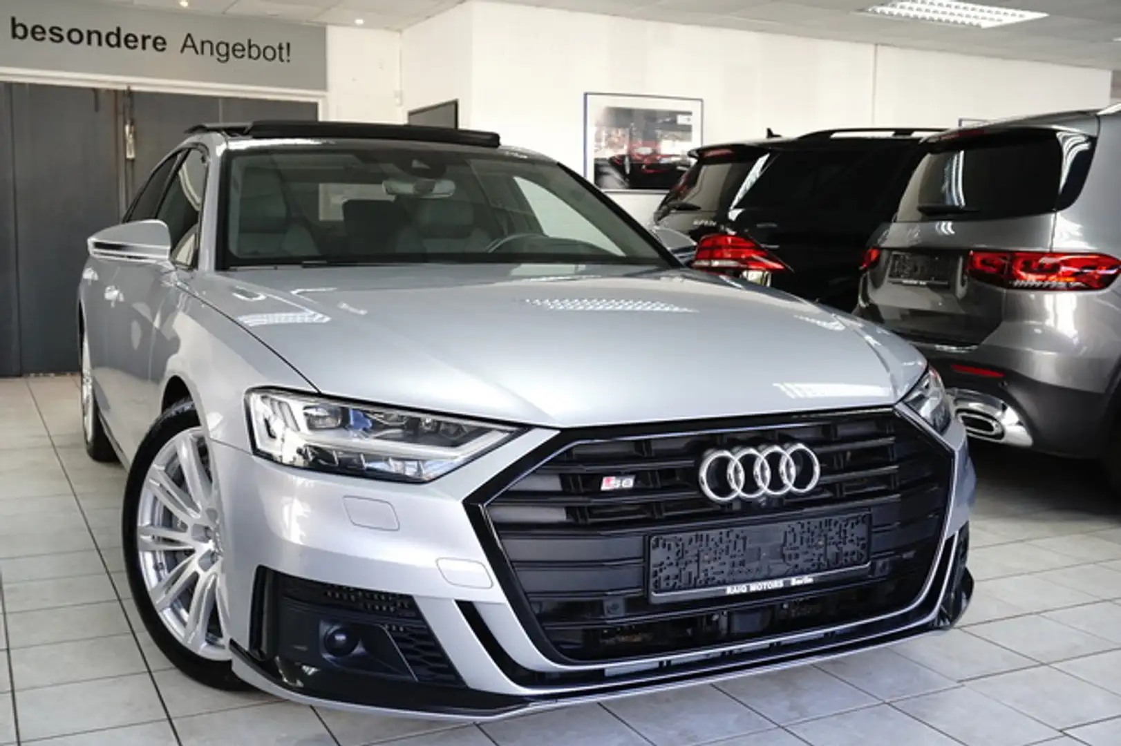 Audi S8 4.0 qu. LASER KERAMIK MASSAGE B&O PANO ACC Silber - 2