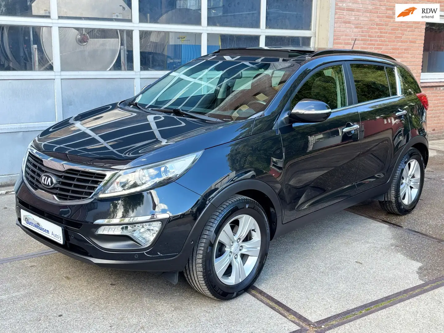 Kia Sportage 1.6 GDI DynamicPlusLine,CAMERA,NAVI,PANO,CLIMAT,CR Zwart - 1