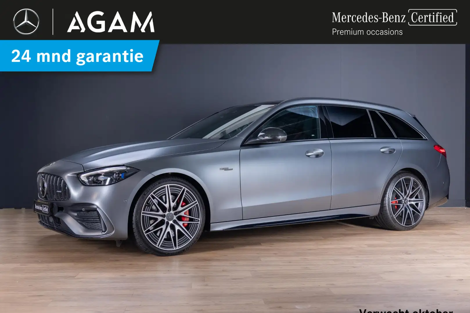 Mercedes-Benz C 43 AMG Estate AMG 4MATIC Panorama dak | Trekhaak Gris - 1