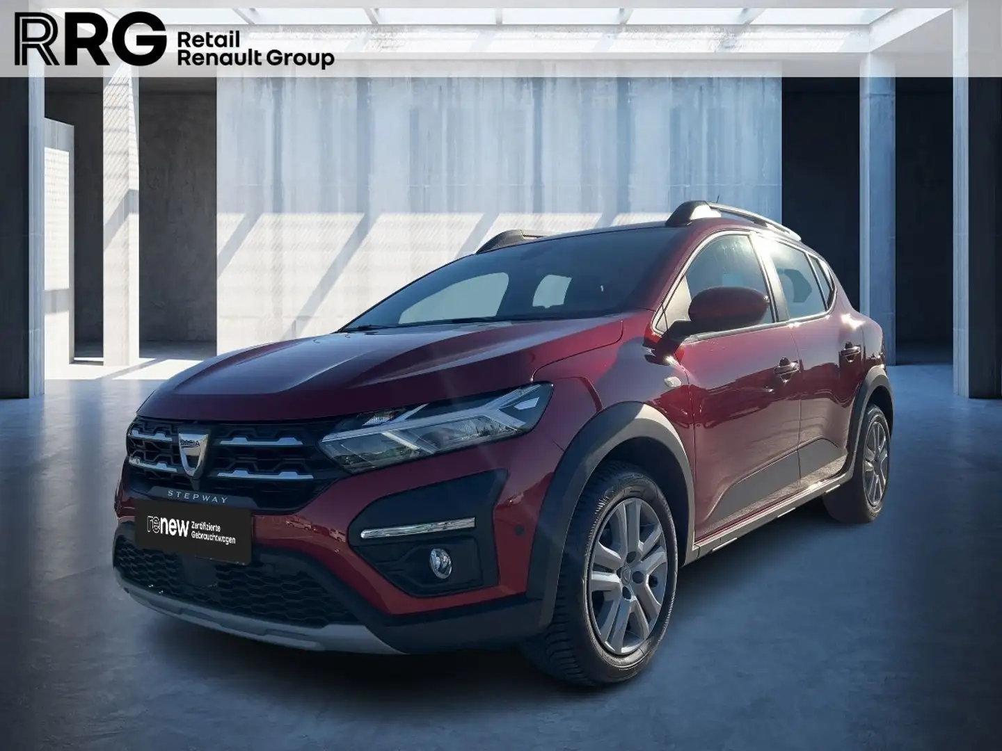 Dacia Sandero 1.0 TCe 90 Stepway Comfort  Rückfahrkamera PDC ABS Fahrerairbag ESP Rot - 1