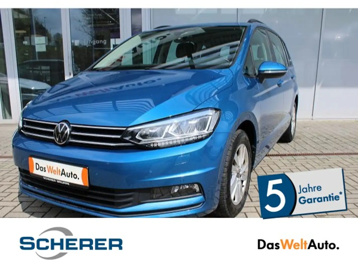 Volkswagen Touran 2.0 TDI Comfortline 7-SITZER/LED/NAVI/SHZ Blauw - 1