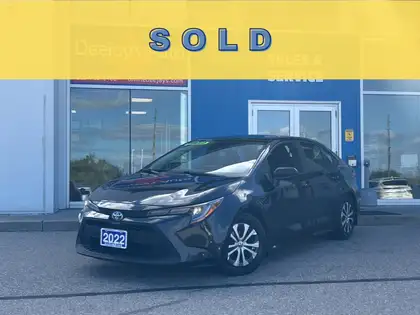 Black 2022 Toyota Corolla Hybrid Sedan Automatic