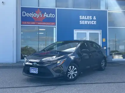 Black 2022 Toyota Corolla Hybrid FWD Sedan Continuously Variable Transmission