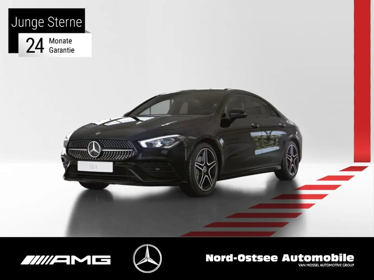 Mercedes-Benz CLA 200 d AMG TEMPO KAMERA SHZ MBUX NIGHT Zwart - 1