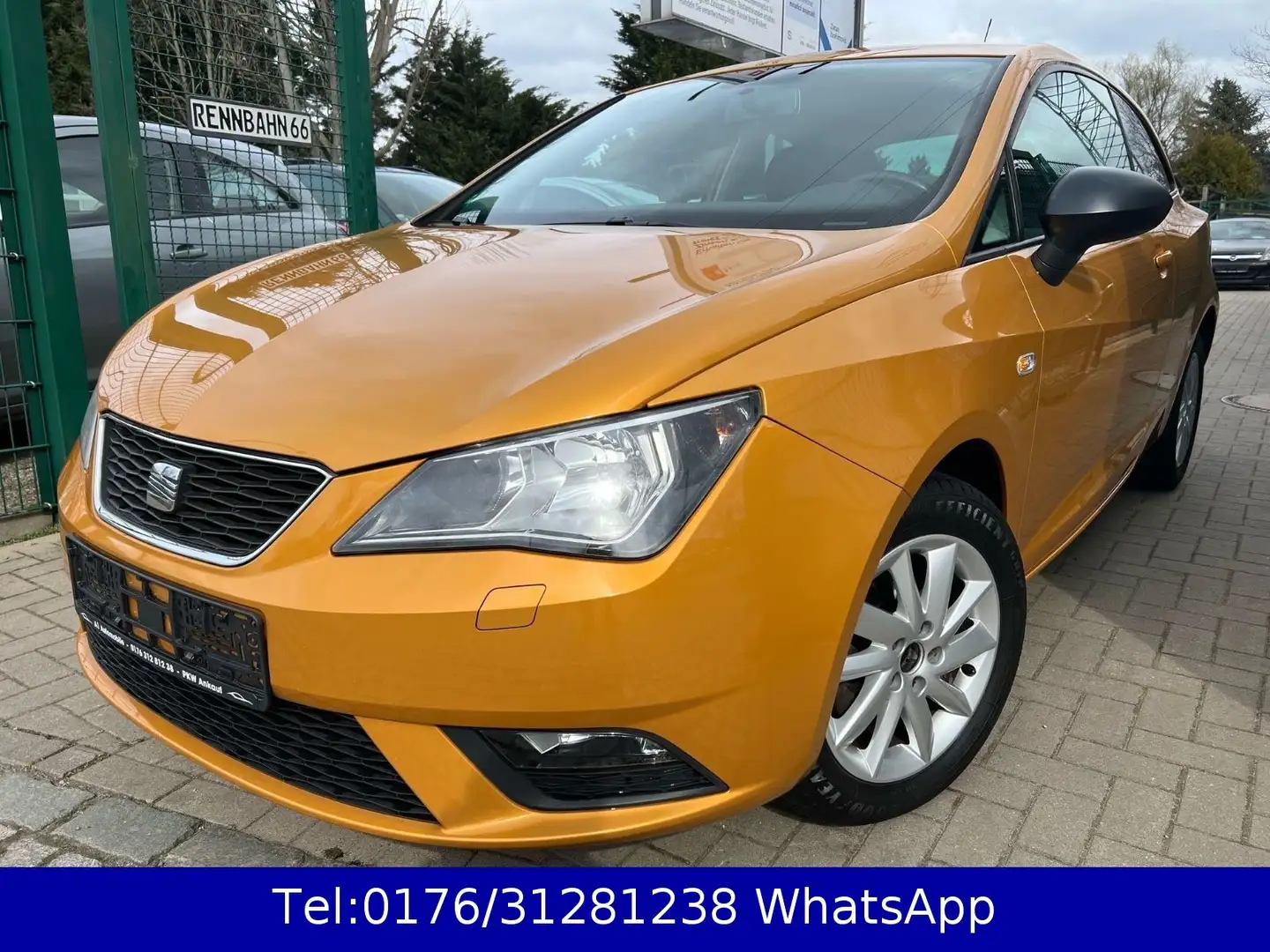 SEAT Ibiza SC Style Viva 86TKM !! Klima !! EURO5 !! Jaune - 1