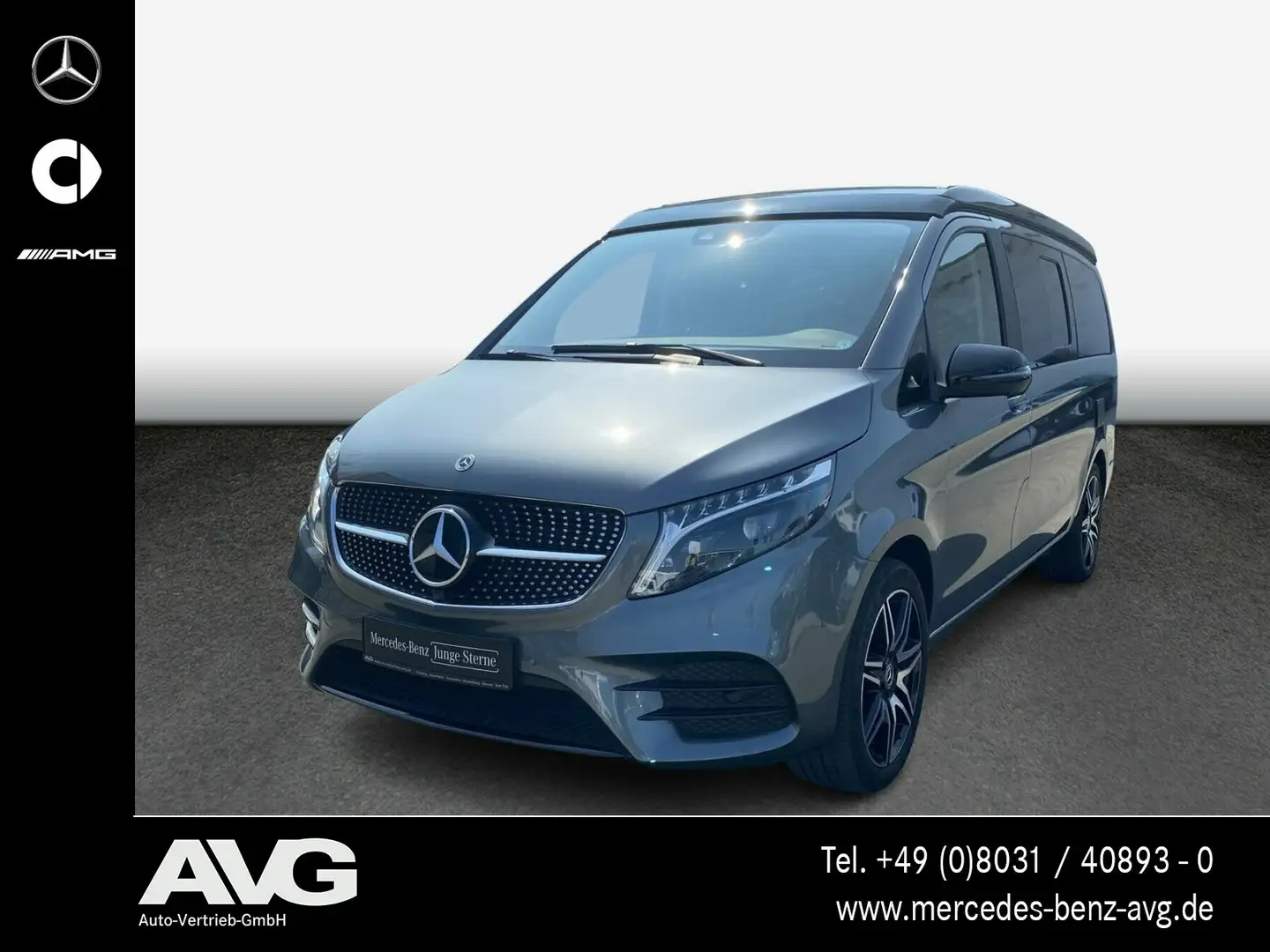 Mercedes-Benz Marco Polo Marco Polo 300 d 4M AMG Line AHK 360° MBUX Navi Grau - 1