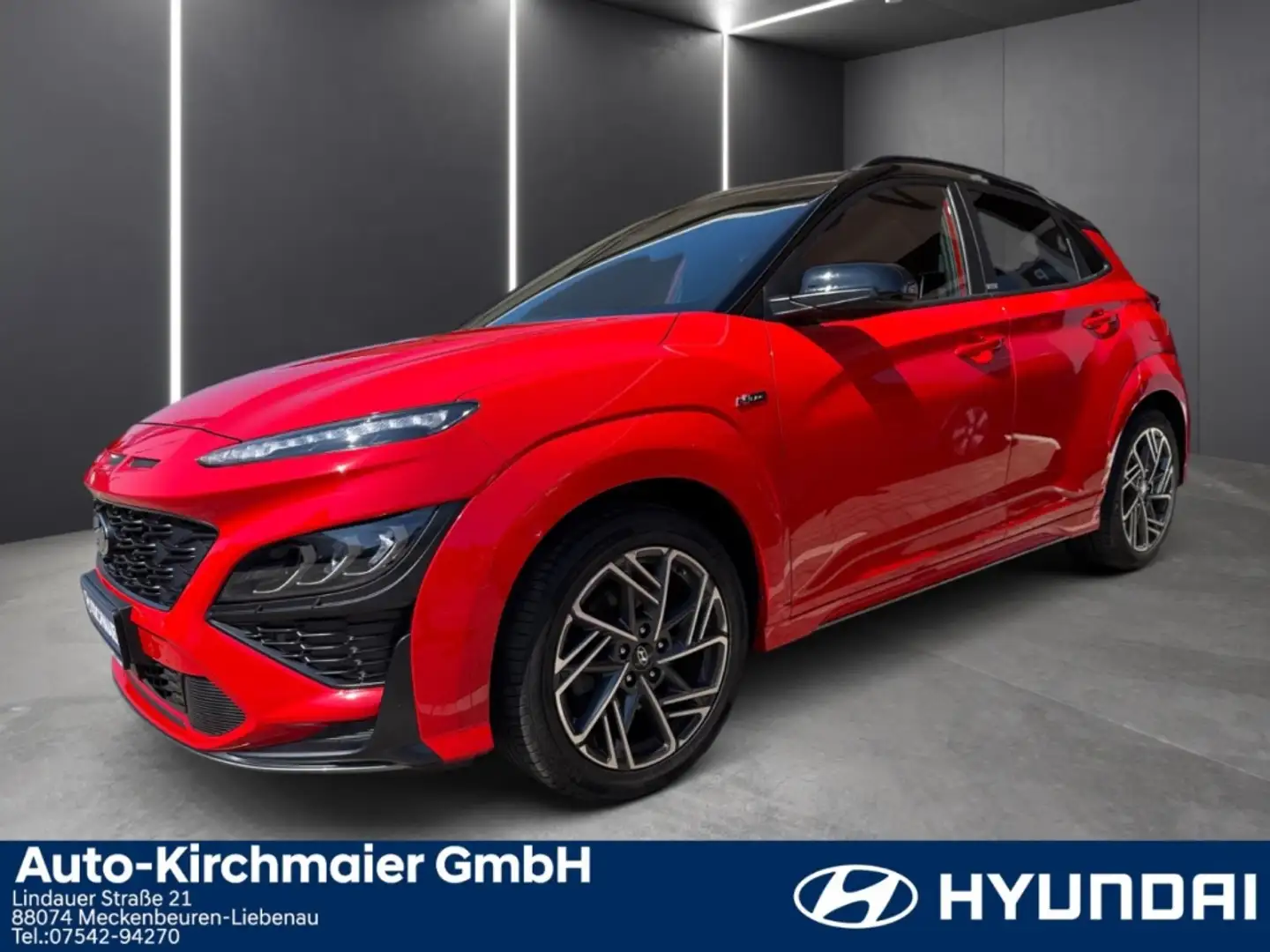 Hyundai KONA N Line 48V M/T 2WD 1.0 T-GDI *AHK*NAVI*Voll-LED* Rot - 1