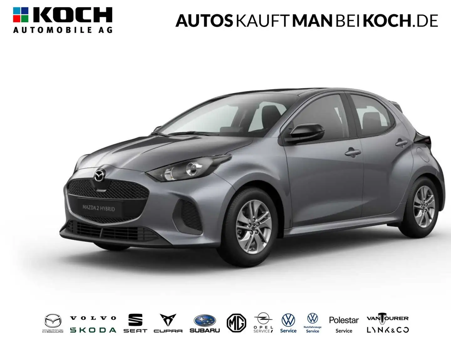 Mazda 2 Hybrid 1.5 116 CVT Centre SHZ RKAM HLA AHB Klima Grau - 1