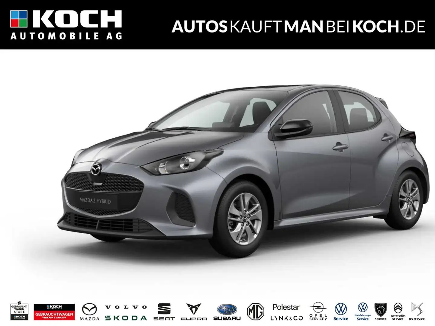 Mazda 2 Hybrid 1.5L VVT-i 116 PS e-CVT CENTRE-LINE SH M+S Grau - 1