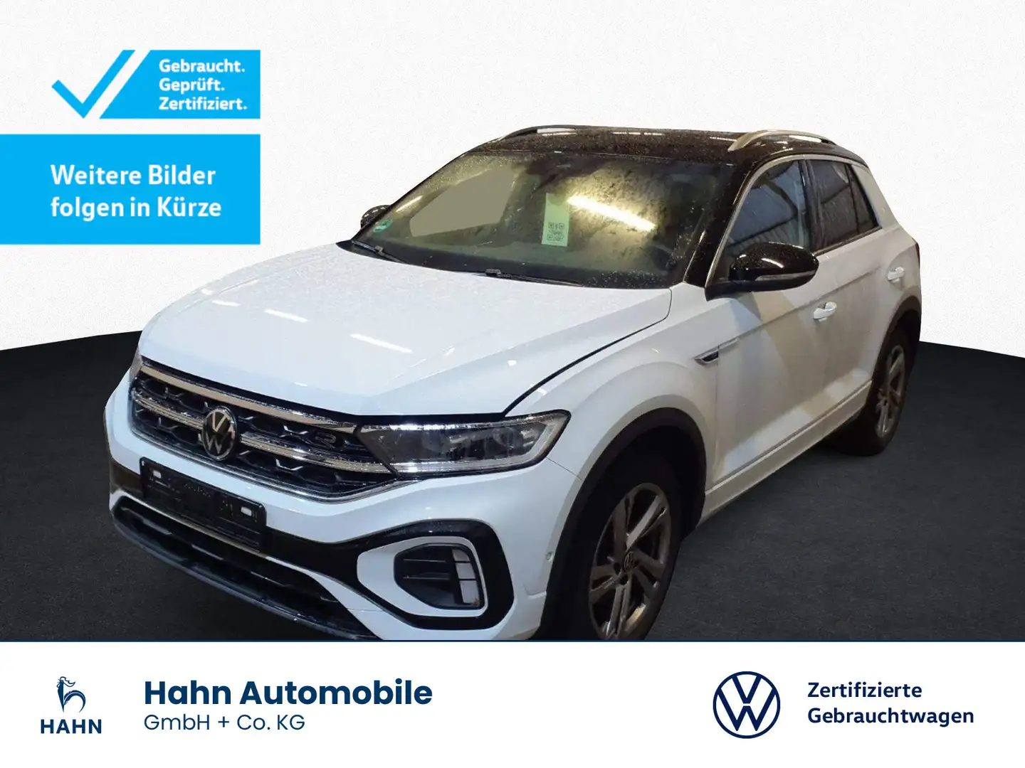 Volkswagen T-Roc 1.5TSI DSG R-Line ACC AHK Cam LED+ SHZ Nav Weiß - 1