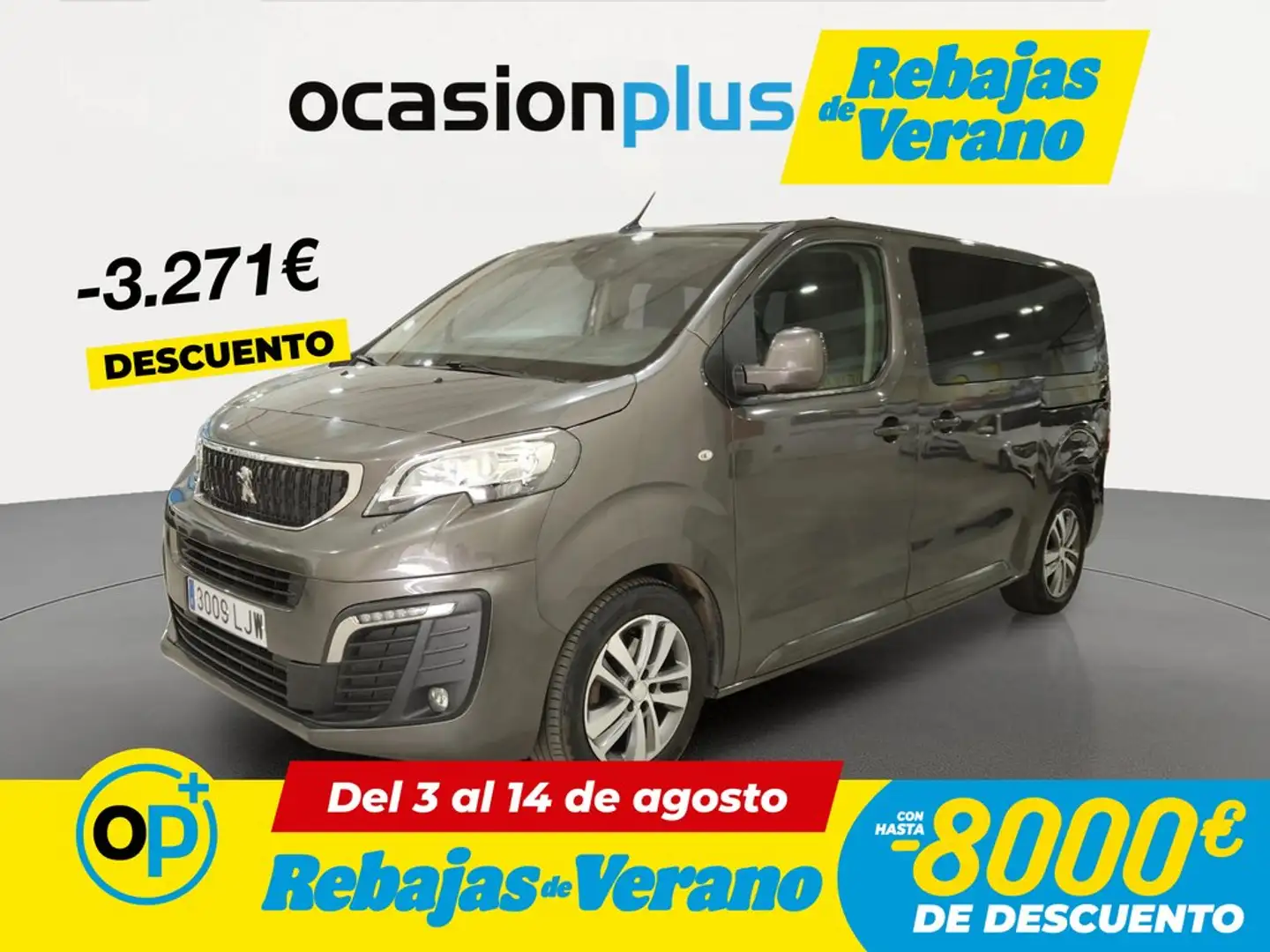 Peugeot Traveller 2.0BlueHDI Active Standard 150 Gris - 1