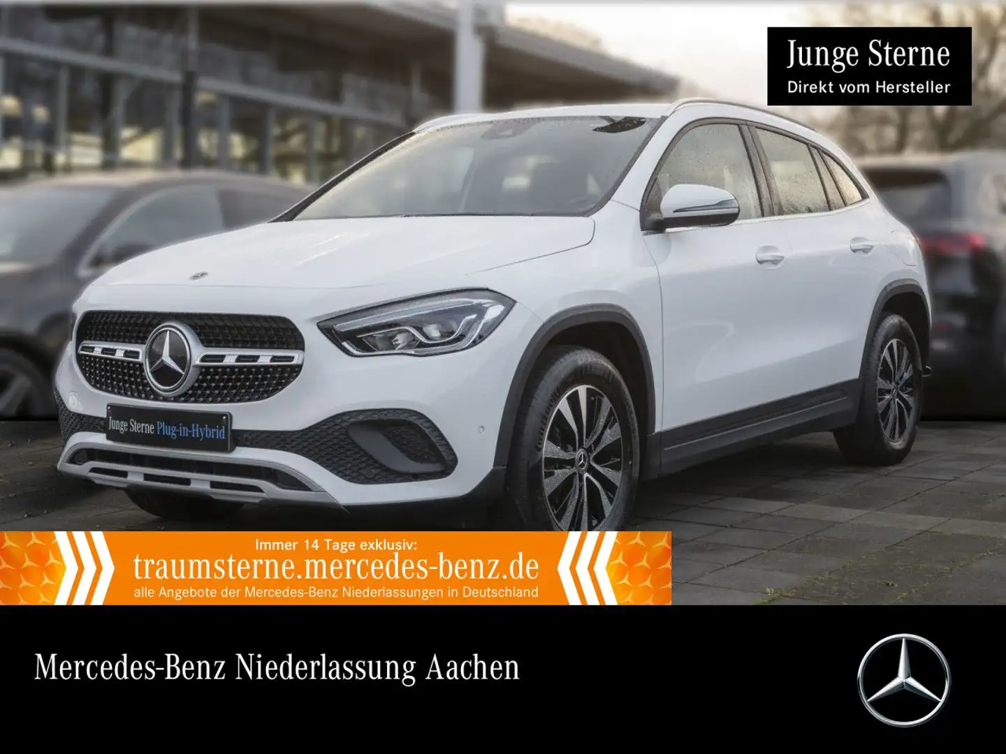 Mercedes-Benz GLA 250 e STYLE+AHK+LED+KAMERA+TOTW+8G Weiß - 1
