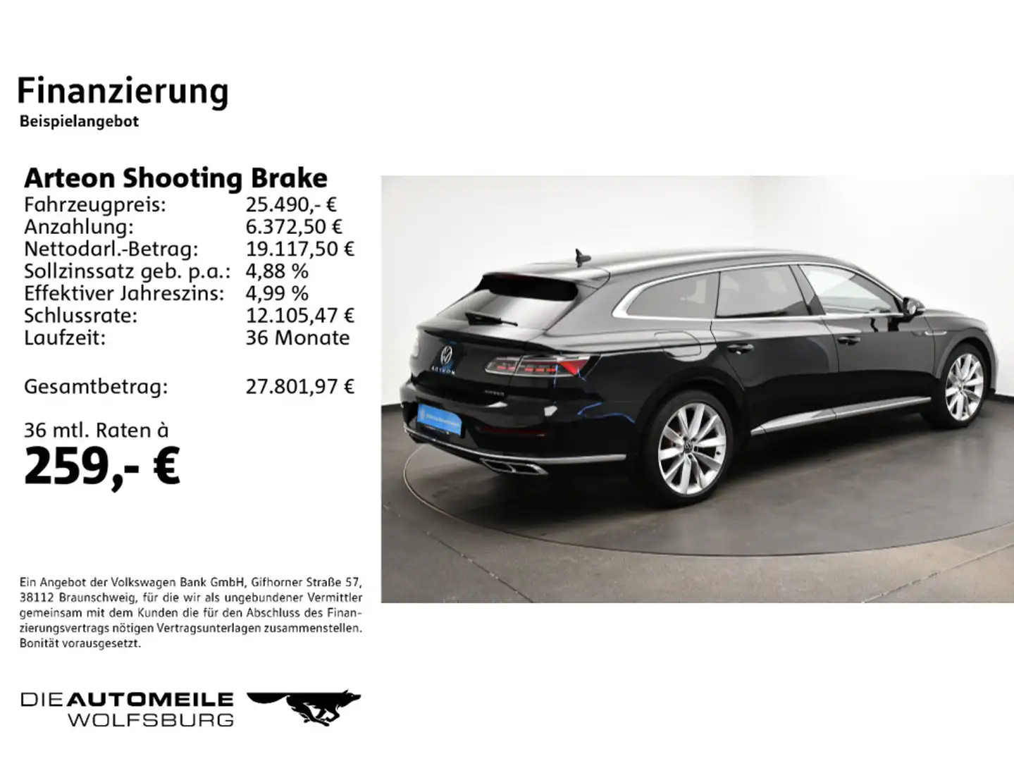 Volkswagen Arteon 1.4 TSI eHybrid R-Line DCC Negro - 2