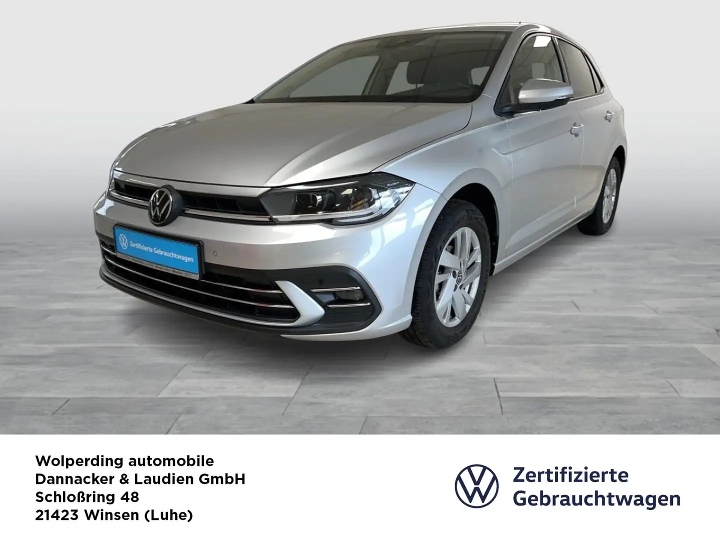 Volkswagen Polo 1.0 TSI DSG Style Bluetooth Navi LED Klima Plateado - 1