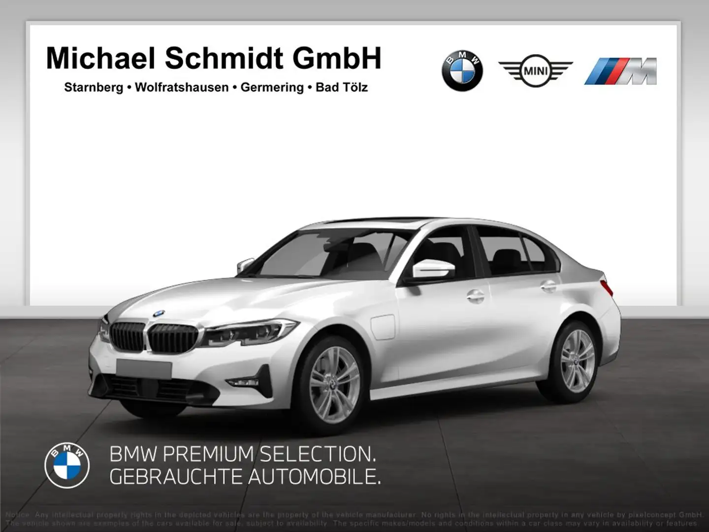 BMW 330 e Limousine *Sport Line*LC Prof.*HUD*HiFi*DAB*GSD* Weiß - 1