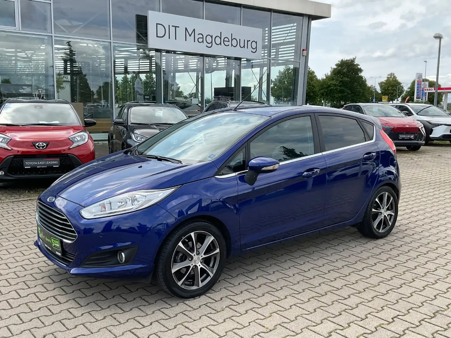 Ford Fiesta 1.0 EcoBoost Titanium PDCv+h,Sitzheizung Albastru - 2