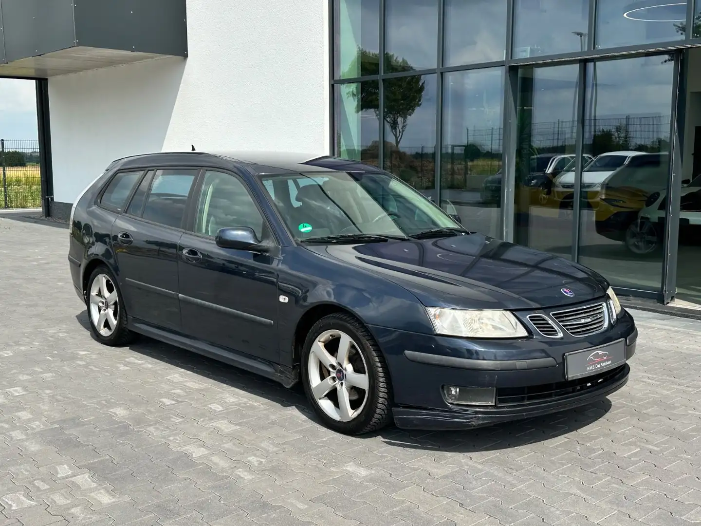Saab 9-3 Kombi 1.9 TiD Vector Klima Leder Blau - 2
