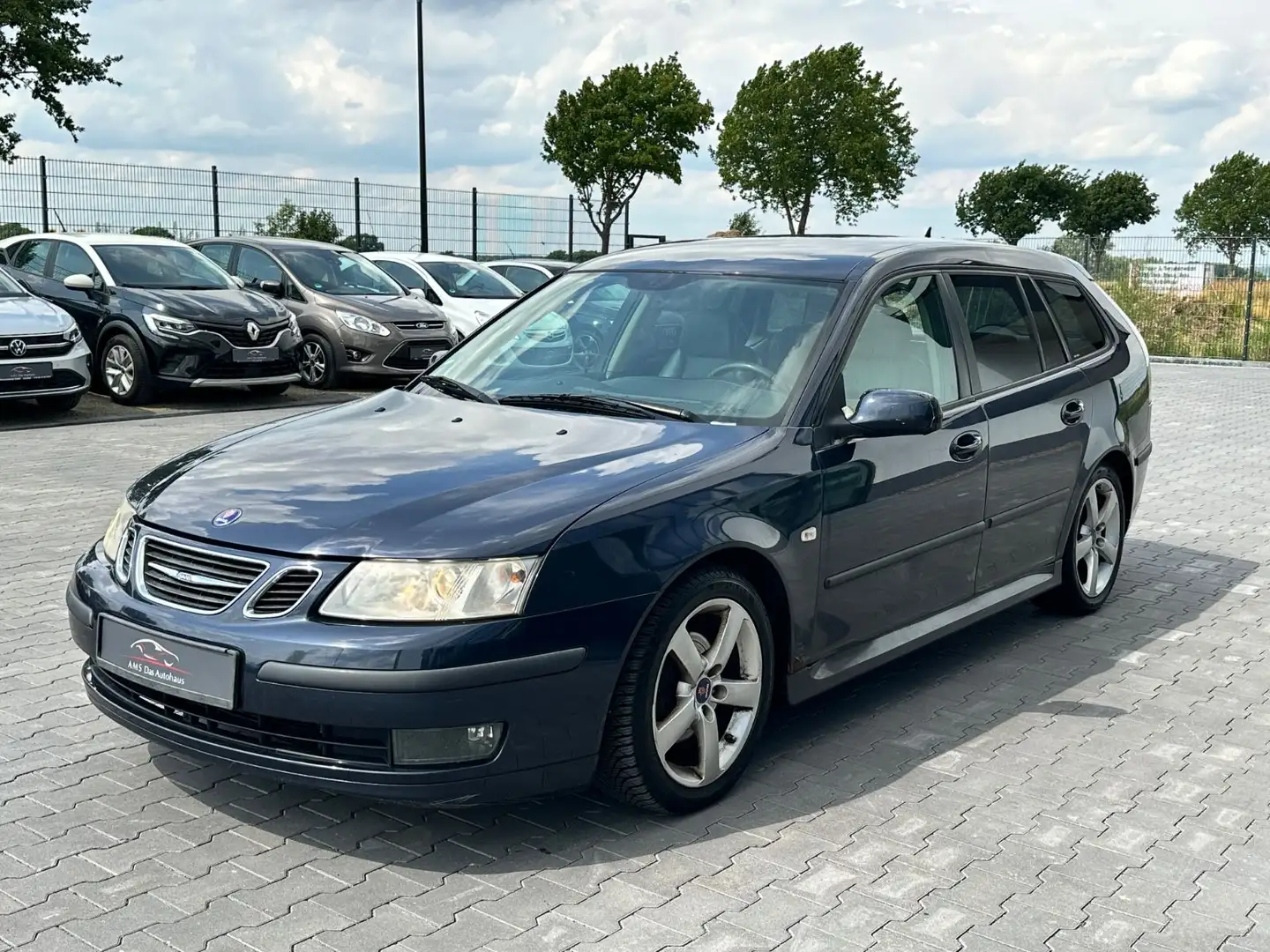 Saab 9-3 Kombi 1.9 TiD Vector Klima Leder Blau - 1